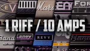 1 RIFF / 10 METAL AMPS
