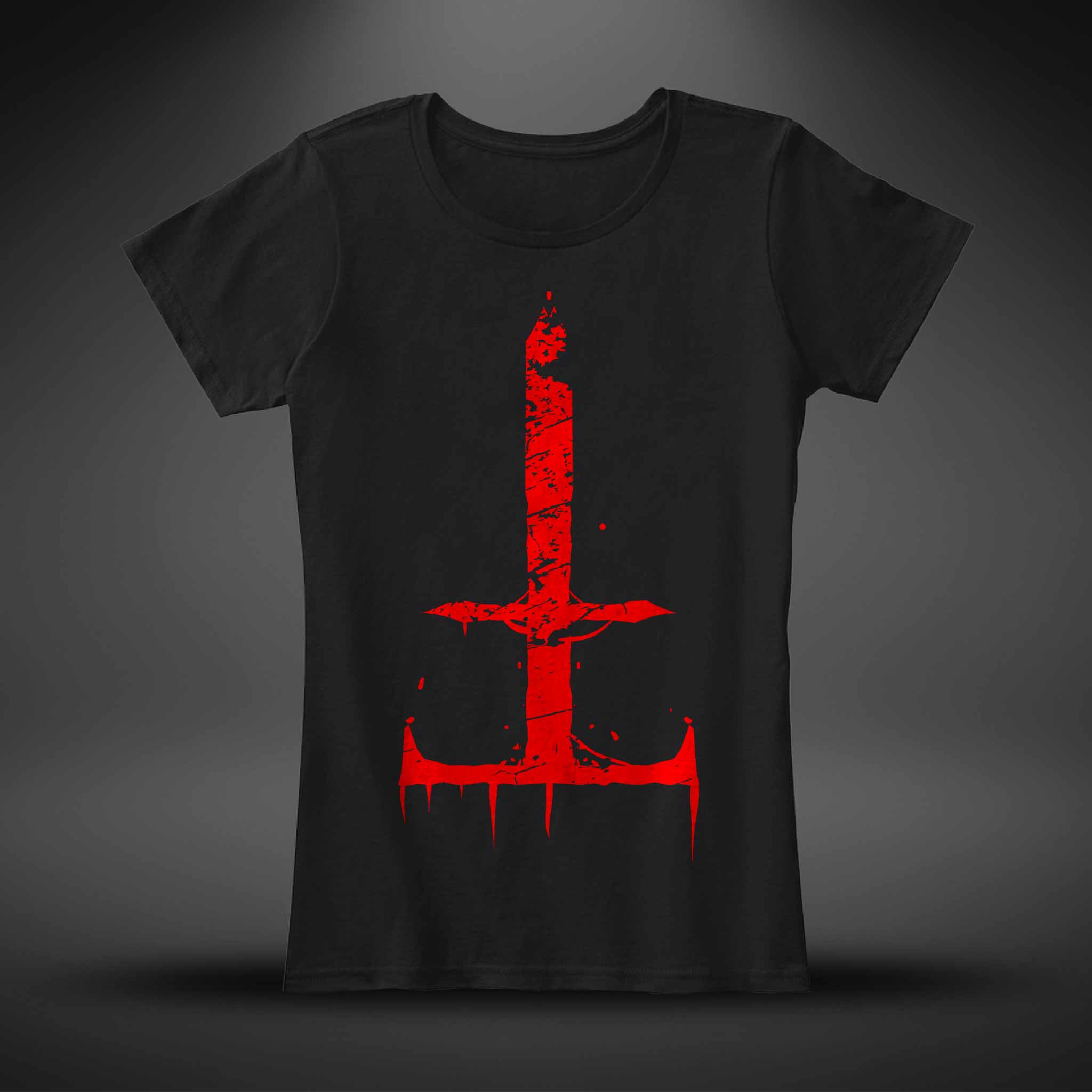 GADID ANONIEM Tシャツ 2023ss ZEKE / RED ZEKE BLACK / RED GADID ANONIEMオリジナルボディのクルーネック