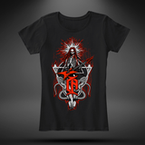 T-shirt - Skeleton X Red